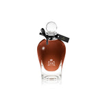 250 ml bottle, with transparent glass and amber perfum. Spherical cap with black ribbon. 1947 Dalhia, a fragrance by Eric Butherbaugh.